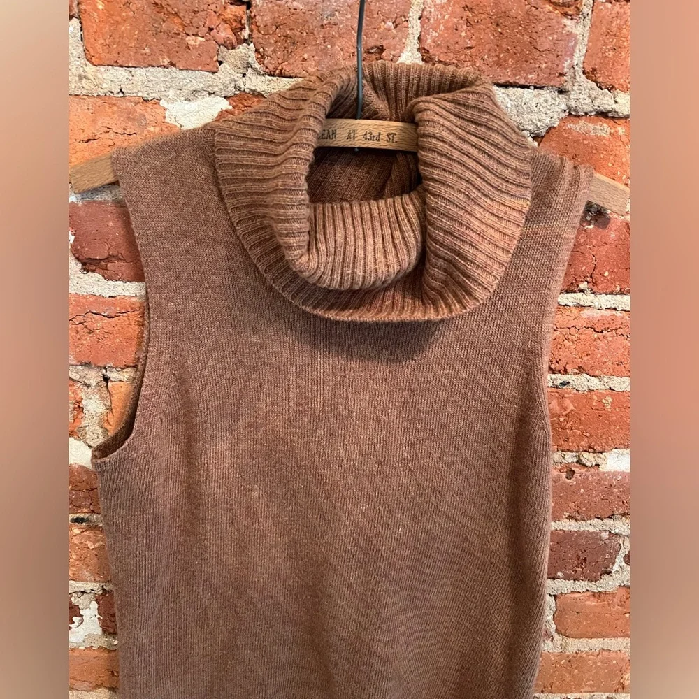 J. Crew Sleeveless Turtleneck Sweater - Picture 2 of 6